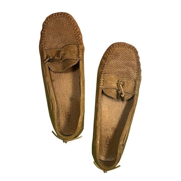 Women's UGG Australia RONI PERF Moccasins, Brown Suede, #1004847 US 7.5 - Picture 1 of 7